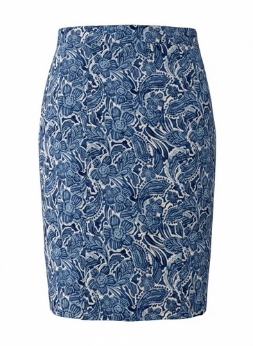 RipSkirt Hawaii Wrap Skirt Blue Floral Length 3 Quick Dry Beach Tropical Resort