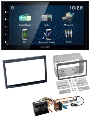 Kenwood 2DIN Bluetooth MP3 USB DAB Autoradio für Peugeot 207 307 Expert Partner - Bild 1 von 4