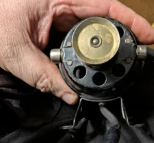 WORKING 1930'S OUT#7 BLUE BOX  A.C. GILBERT ERECTOR SET P-56