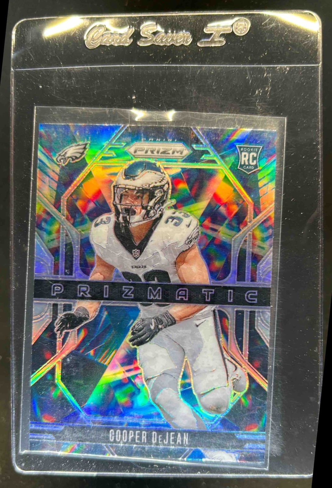 2024 Prizm Cooper DeJean Prizmatic RC Silver Rookie #6 Eagles
