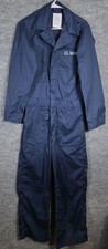 U.S. Navy Utility Coveralls Mens 36L Navy Blue Propper Poly Cotton Military