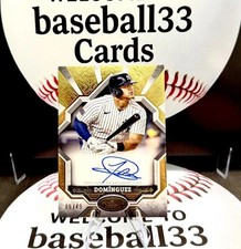 2025 Topps Tier One Jasson Dominguez /49 Break Out Autographs Yankees #BOA-JD
