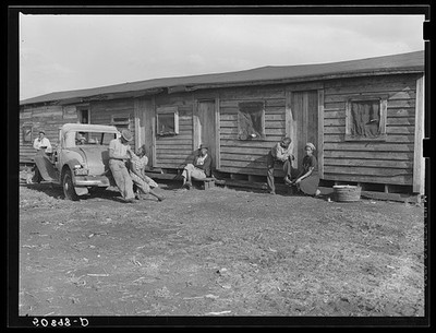 Photo:Lake Harbor Florida 1939 Migrant Negro Workers Quarters Truck