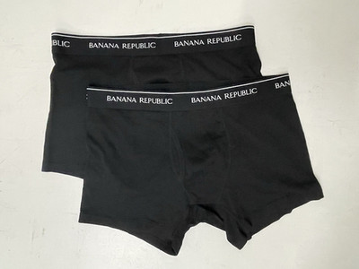 2 PK - Mens Banana Republic Boxer Brief Trunks Mens L 4'' Ins Stretch lightwt NEW