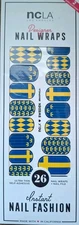 New Sealed NCLA Nail Wraps Sweden Self Adhesive Rare and Hard to Find