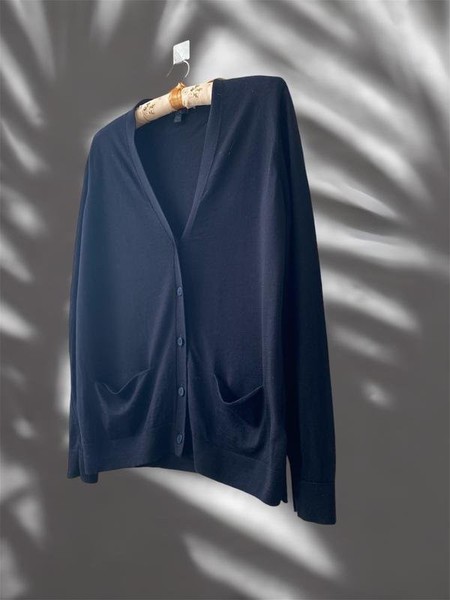 Women COS Sweater Navy Cashmere 36 / S / 44
