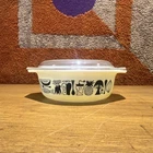 ✨Vintage Find✨ Pyrex 043 Mod Kitchen Yellow Black 1.5 Qt Casserole Lid