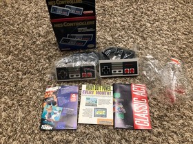 Authentic Original Nintendo NES OEM Controllers Complete Rare Cleaned USED!