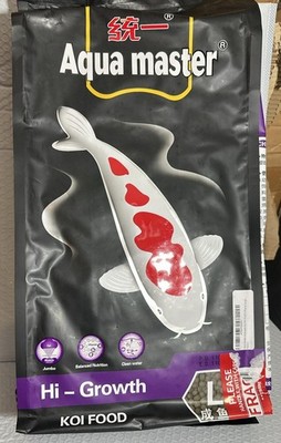 Aqua Master Hi-Growth Koi Fish Food 11-Pound, Large