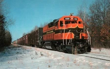 Escanaba & Lake Superior GP38-2 Locomotive No. 400 Postcard 1989