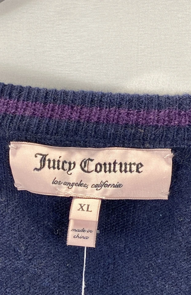 Cárdigan azul Juicy Couture para mujer talla XL Foto 3 de 4