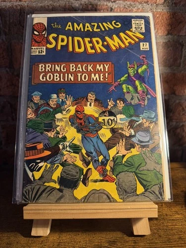 AMAZING SPIDER-MAN  27  VG+ 4.5-5.0  -  Early Silver Age Green Goblin cover!
