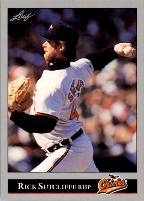 1992 Leaf #508 Rick Sutcliffe - BB
