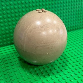 Lego Star Wars Cylinder Hemisphere Bespin (98107pb11) Marbled Tan Planet Pattern