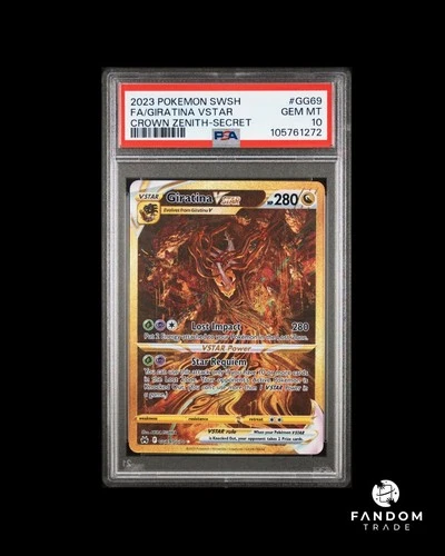 PSA 10 GEM MT Giratina V Gold GG69/GG70 Pokemon Crown Zenith Galarian Gallery