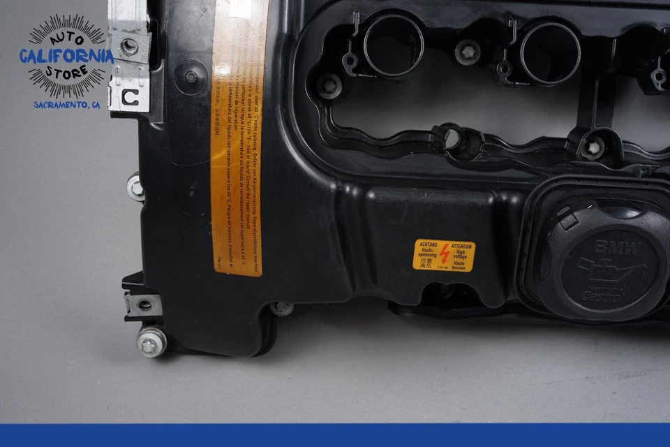 06-13 BMW E93 335i 535xi N54 tampa de válvula de cabeça de cilindro turbo 11127565284 fabricante de equipamento original - Imagem 3 de 4