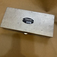 Vintage UMCO Corp. Model B-10  2- Sided Aluminum Terminal Tackle Box