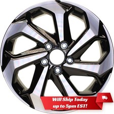 New Set Of 4 17 Machined And Black Alloy Wheels Rims For 2003-2017 Honda Accord
