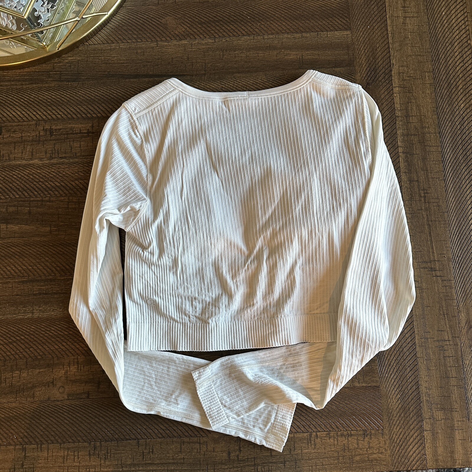 Lululemon Ebb to Street Long Sleeve White Opal Si… - image 2