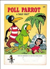 POLL PARROT #4  [1960's? VG+]  "DOLLY FOLLY"   GIVEAWAY!