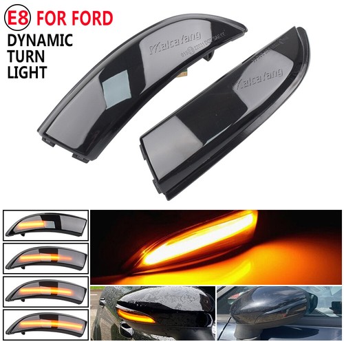 LED Dynamic Mirror Indicator Turn Signal Lights for Ford Fiesta MK6 2008-2017 - Picture 3 of 13