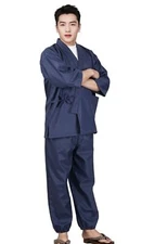 [HOHO AYUMU] Samue fleece-lined workwear for men loungewear for winter c