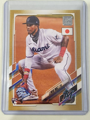 2021 Topps Lewin Diaz RC JAPAN Series GOLD Parallel /25
