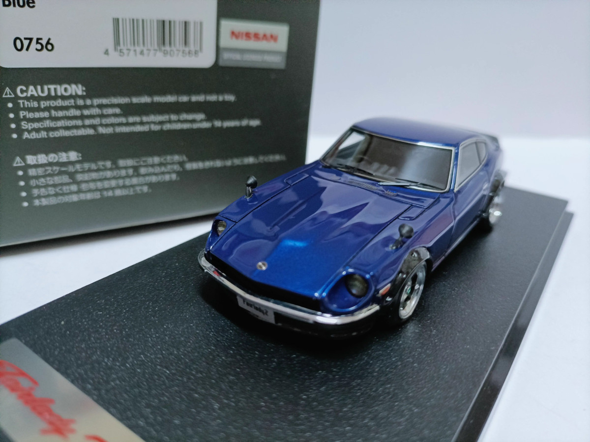 IG 1/43 Nissan Fairlady Z S30 Blue | eBay