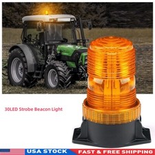 30 Led Strobe Beacon Light Forklift Truck Rooftop Amber Emergency Warning