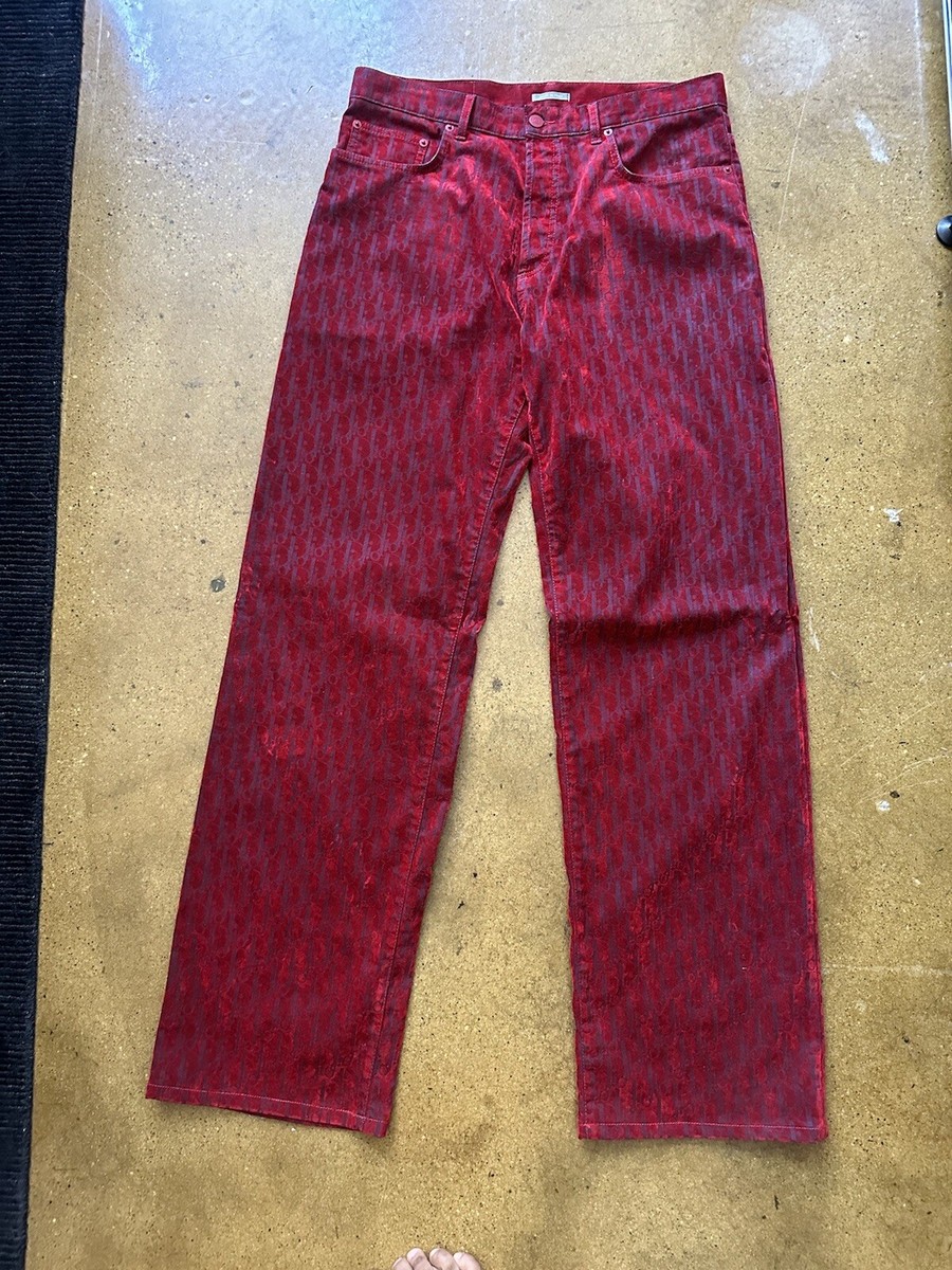 Authentic Dior X ERL Chinese New Year Special Red Oblique
