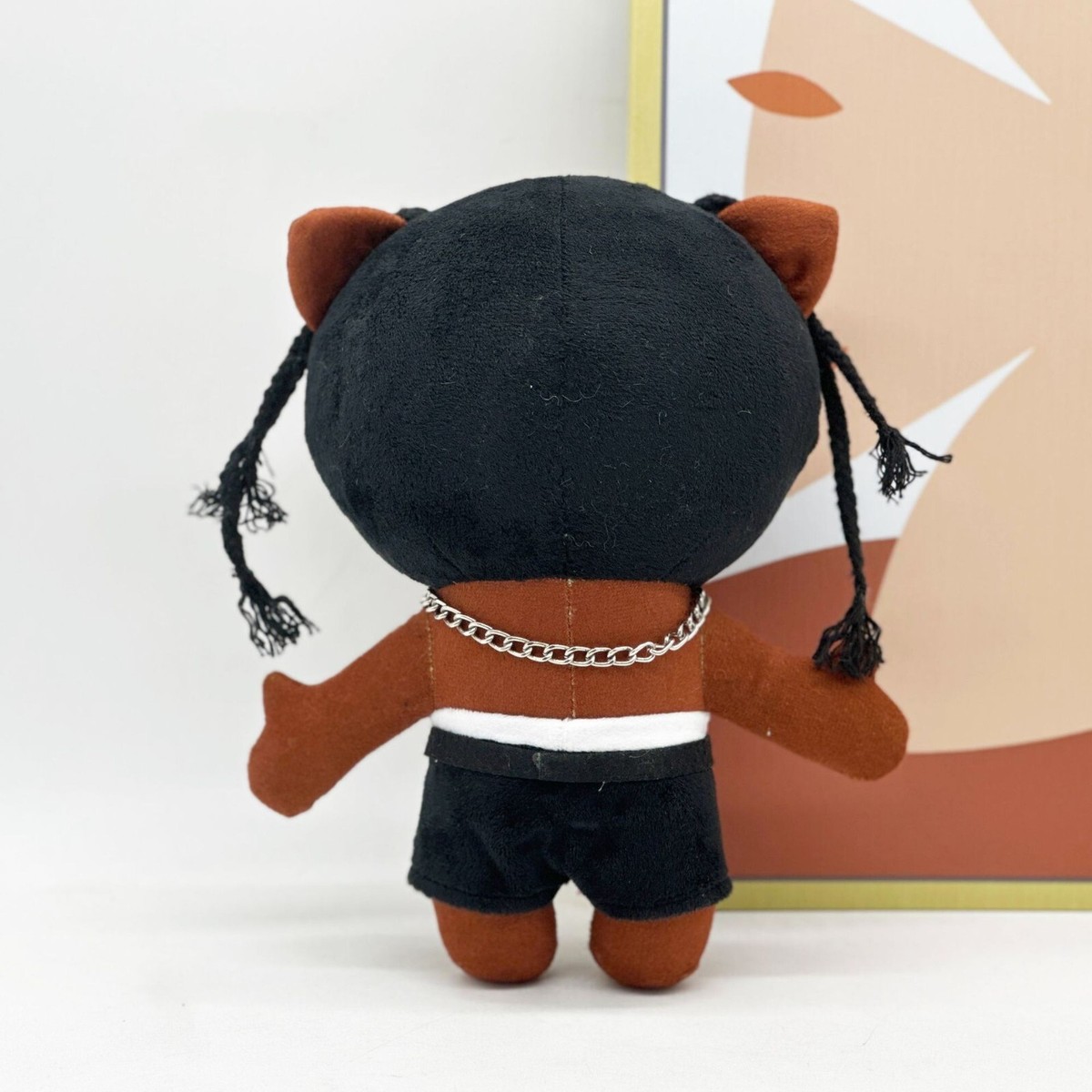 24CM Travis Scott Hello Kitty Plush Doll Kid Cosplay Rapper