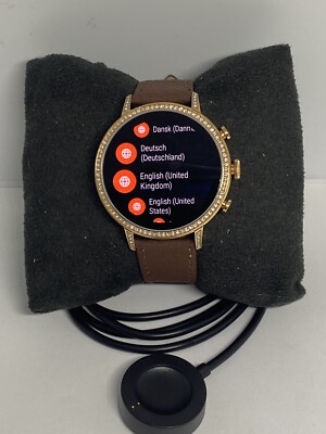 Fossil Gen 4 Authentic Digital Dial Smart Watch Custom Band FTW6015 AB466