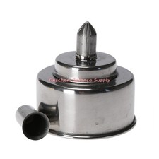 200ml Lab Alcohol Burners Stainless Steel Burner Lamp Chemistry Labware