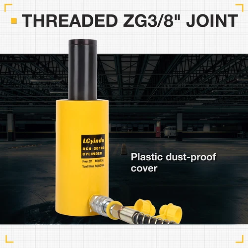 RCH-20100 Hollow Hydraulic Jack Stroke Single Acting Hollow Plunger Cylinder - Bild 9 von 13