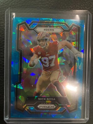 2023 Prizm Nick Bosa San Francisco 49ers Blue Ice 79/99. No. 272