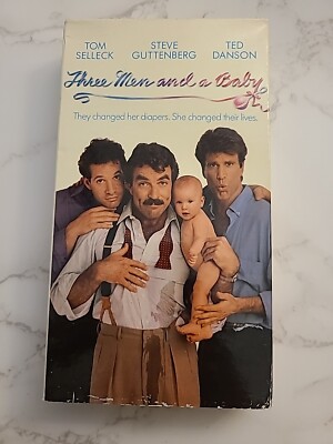 Three Men and A Baby BETAMAX Beta Tape Ted Danson, Tom Selleck, Steve Guttenberg