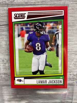 maron ページ　合計11点 2022 Score Red Lamar Jackson #184 | eBay