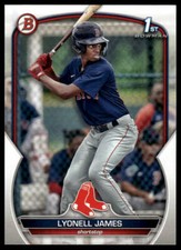 Lyonell James 2023 Bowman #BP-118 Prospects Boston Red Sox
