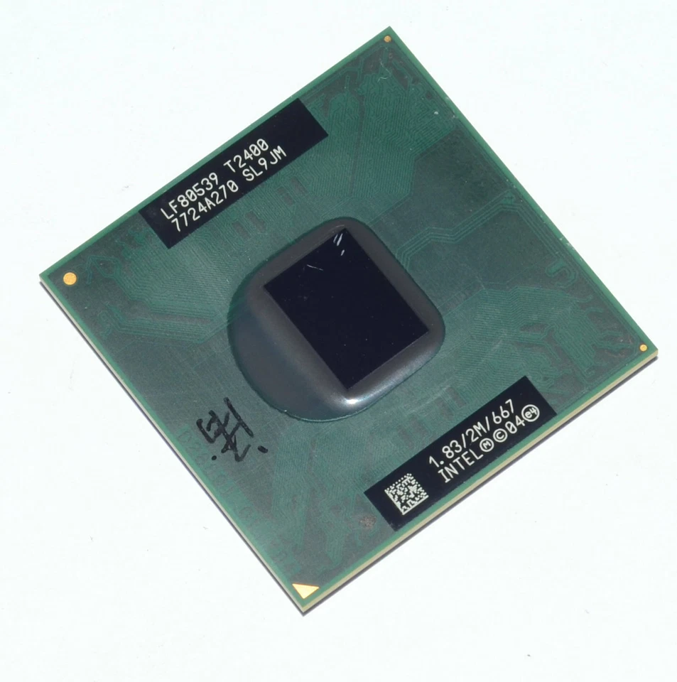 Intel Core Duo T2400 1.83GHz SL9JM Socket M Dual-Core Mobile CPU - Image 4 of 4