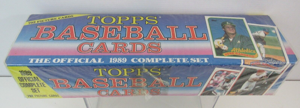 1989 Topps Baseball Cards Complete Set Sealed 792 Picture Cards (Pg36D ...