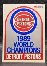 🔥 1989-90 NBA Hoops Detroit Pistons 1989 World Champions #353 🔥