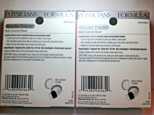 2 Physicians Formula Powder Palette Multi Colored Blush ,Blushing Natural #2464 - Picture 2 of 2