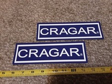 Lot Of 2 Vintage Cragar Wheels Ss Racing Decals Nhra Nascar Stickers Hot Rod