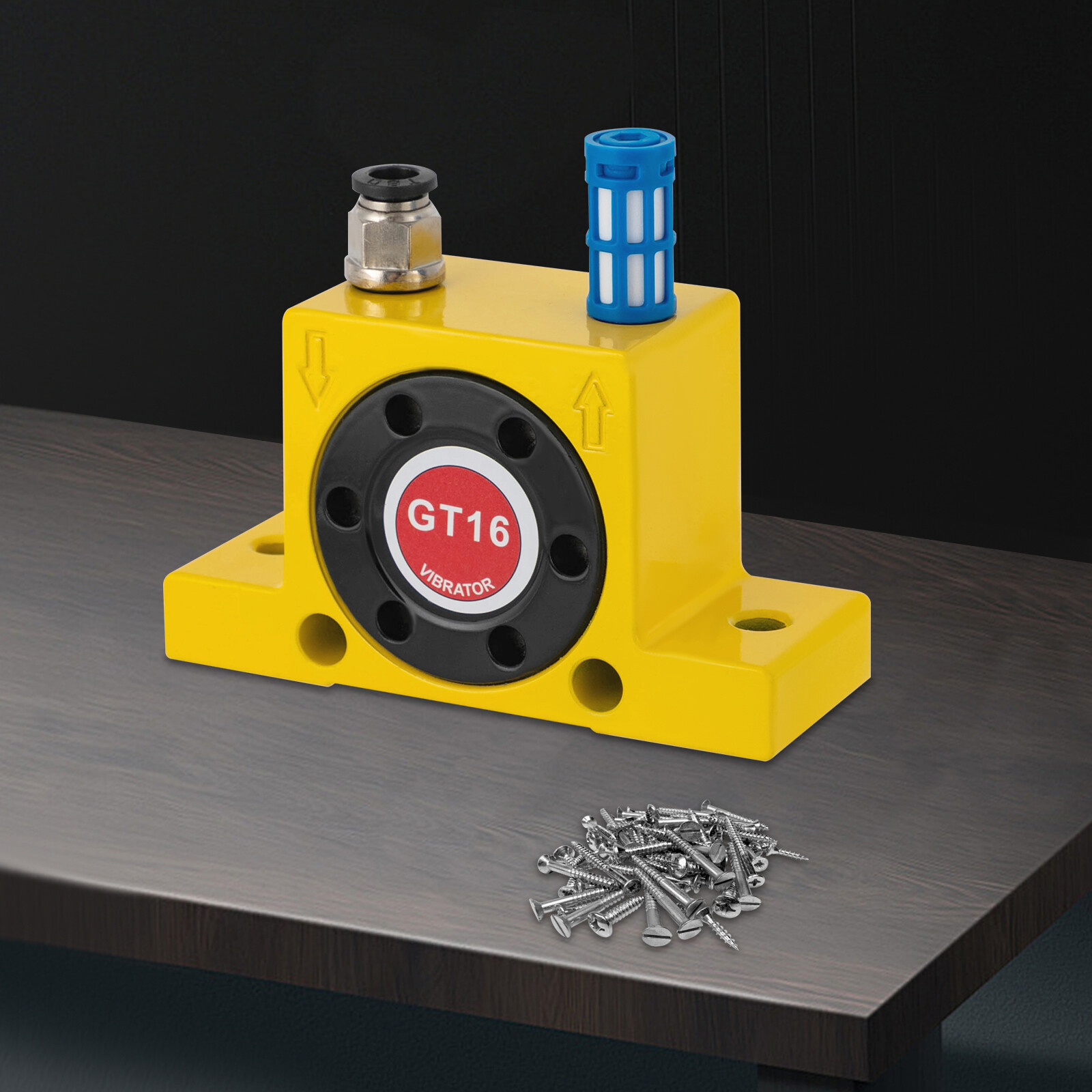 GT-16 Industrial Type Pneumatic Compressed Air Power Turbine Wheel Type Vibrator