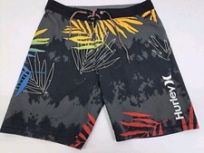 Hurley Board Shorts Mens Size 31 Hawaiian Multicolor 5556