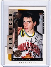 96-97 1996-97 BE A PLAYER WADE REDDEN LINK 2 HISTORY AUTOGRAPH LTH-9A SENATORS