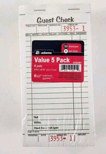 Adams Guest Check Value 5 Pack 5 Pads 525SWMT