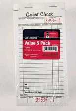 Adams Guest Check Value 5 Pack (5 Pads) 525SWMT