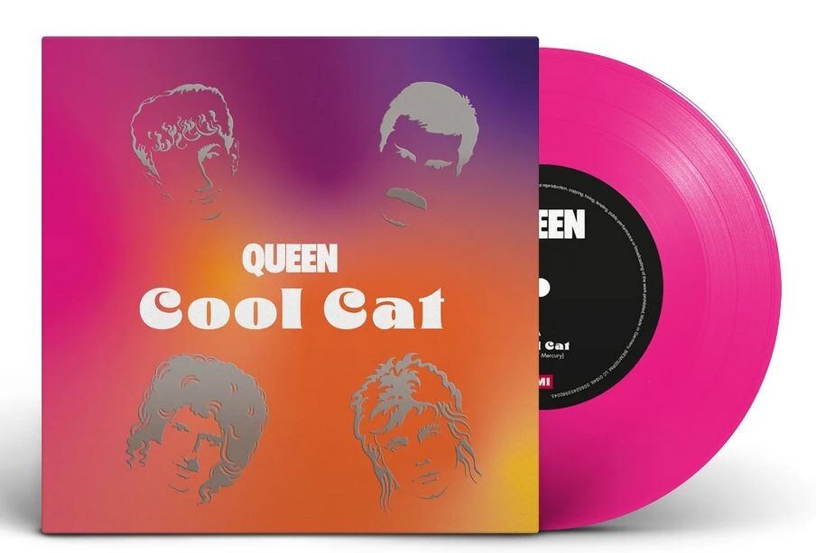 Queen Cool Cat Vinile 7"" Vinile Colorato Rosa Limited Edt. Rsd 2024 Nuovo