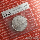 1960 Canada $1 Silver Dollar - Island Grass - UNCIRCULATED Coin #coinsofcanada